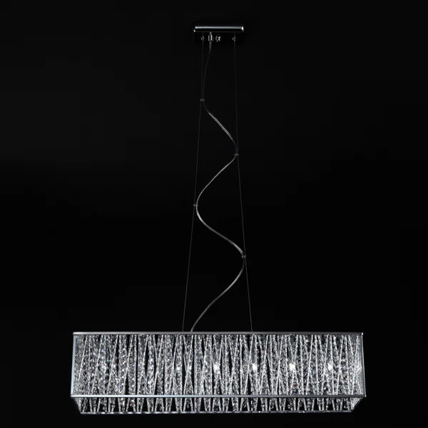 Alezay 7 - Light Dimmable Square / Rectangle Chandelier | Wayfair North America