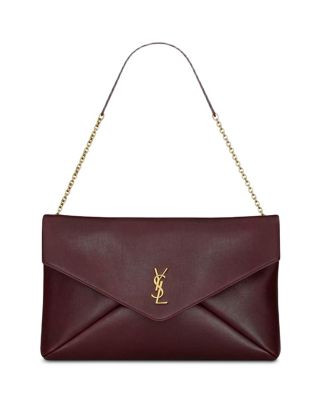 Cassandre Large Pouch on Chain in Shiny Leather | Bloomingdale's (US)