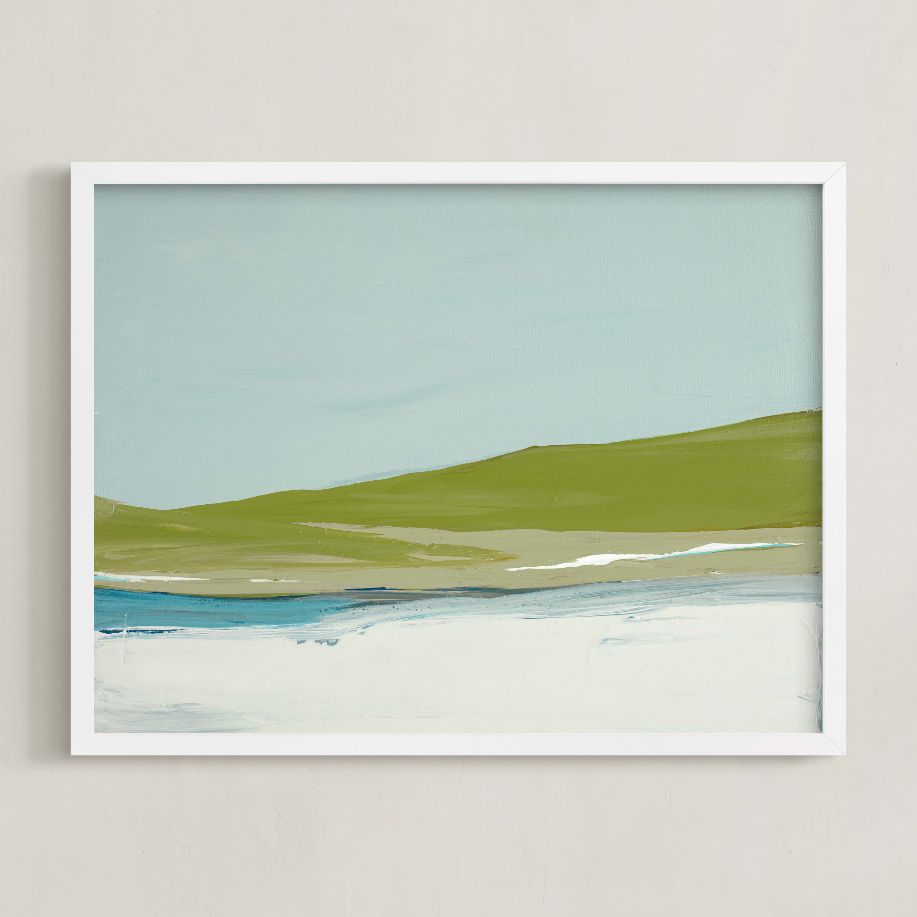 "Sand Dunes" - Painting Limited Edition Art Print by Caryn Owen. | Minted