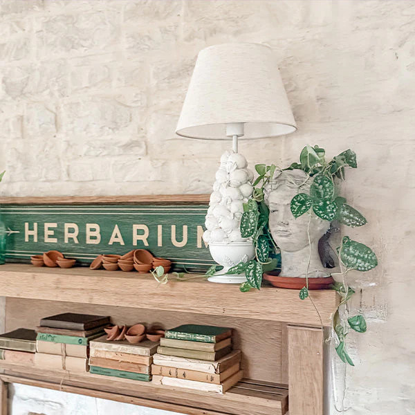 Vintage Inspired Fruit Bowl Cordless Lamp | Lindsay Letters, LLC