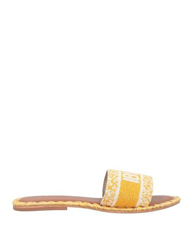 De Siena Woman Sandals Yellow Size 6 Textile fibers | YOOX (US)