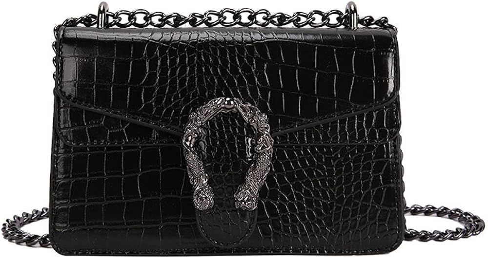 Luxury Designer PU Leather Shoulder Bag for Women Female Handbag Messenger Bag Crossbody Bags for... | Amazon (US)