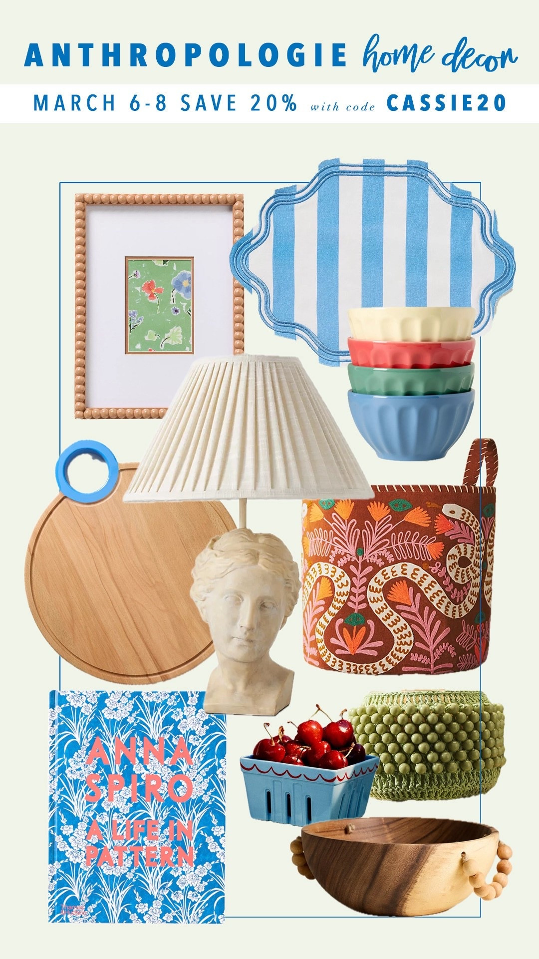 Home Decor: Anthropologie Sale-20% off with code CASSIE20 | Hi Sugarplum!

#LTKsalealert #LTKover40 #LTKhome