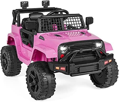 Best Choice Products 12V Kids Ride On Truck Car w/Parent Remote Control, Spring Suspension, LED L... | Amazon (US)