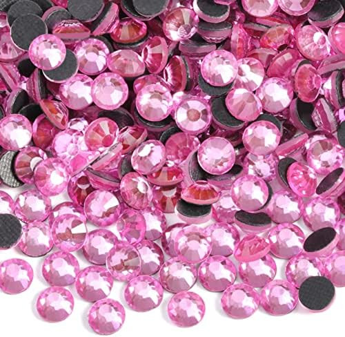 6000PCS Hotfix Rhinestones Bulk, Dark Pink Rhinestones for Crafts Clothes,Hotfix Crystals DIY Dec... | Amazon (US)