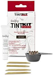 Godefroy Hair Color Kit for Spot Coloring, Covers Up Gray Hairs, Dark Brown, 4-Application Kit | Amazon (US)
