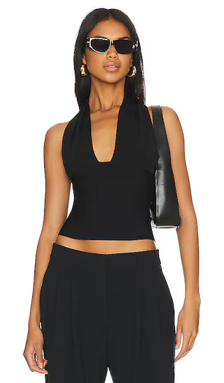 Halter Top in Black | Revolve Clothing (Global)