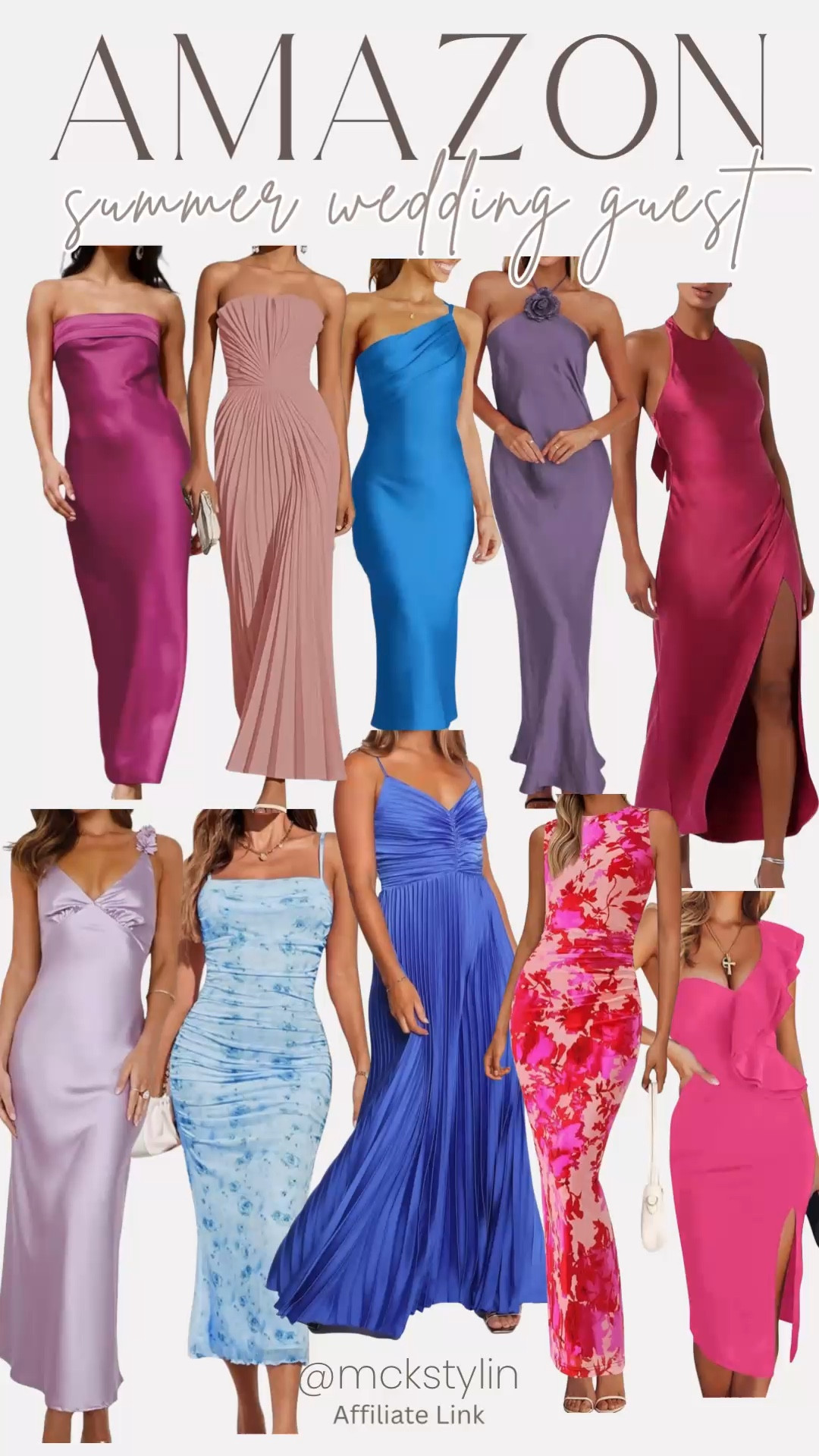 The prettiest wedding guest dresses to wear for summer weddings. All from Amazon  

#LTKWedding #LTKSeasonal