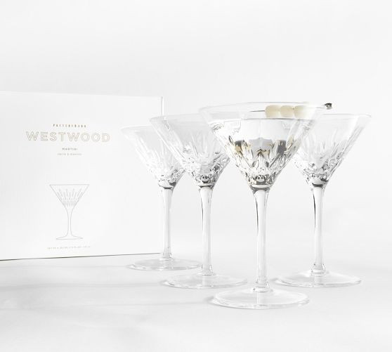 Westwood Martini Glasses - Set of 4 | Pottery Barn (US)