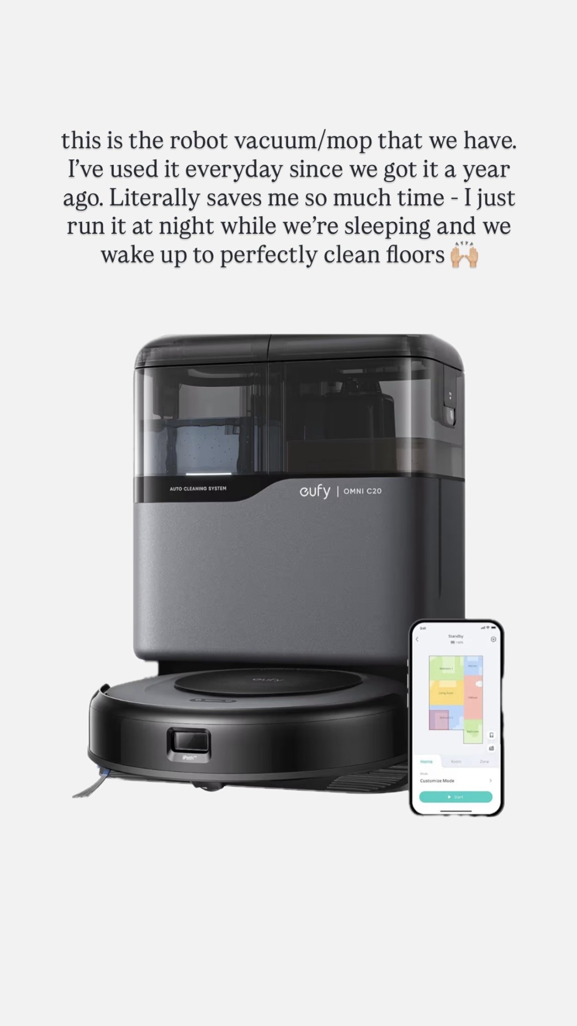 The robot vacuum & mop combo that I LOVE! I’ve had it for a year now and use it every day. The best purchase ever 🙌🏼

#LTKCyberWeek #LTKSaleAlert #LTKHome