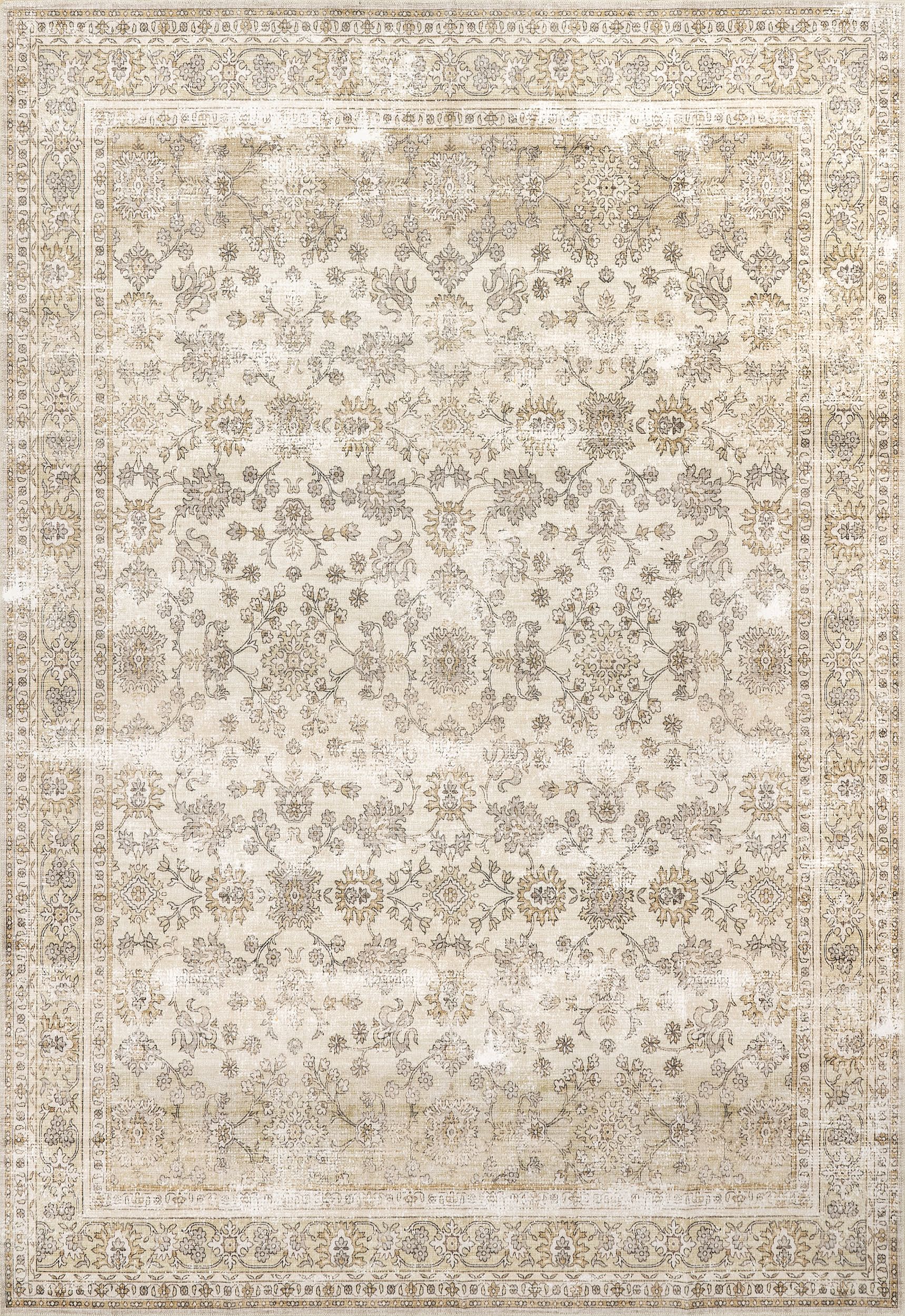 Meena Fading Garden Washable Rug | Rugs USA