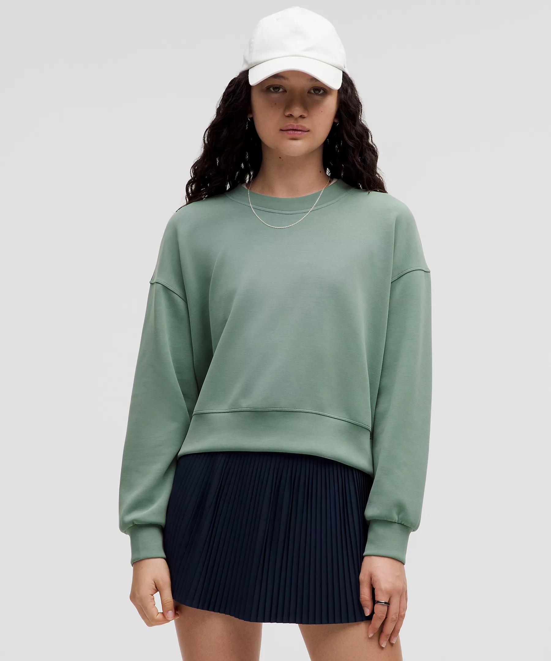 Softstreme Perfectly Oversized Cropped Crew | Women's Hoodies & Sweatshirts | lululemon | Lululemon (US)