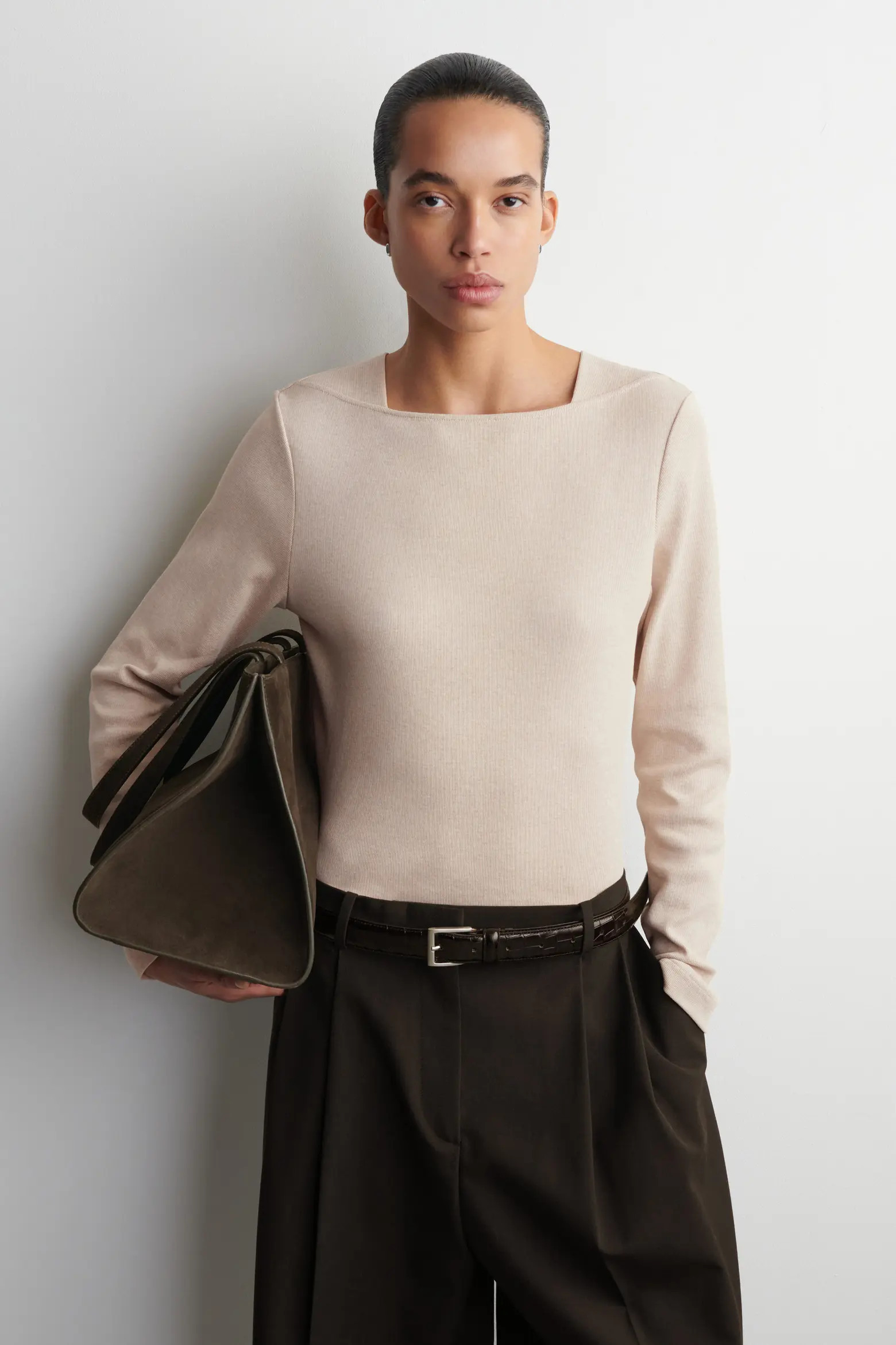 Cotton Jersey Long-sleeved Top (Women) | Nordstrom | Nordstrom