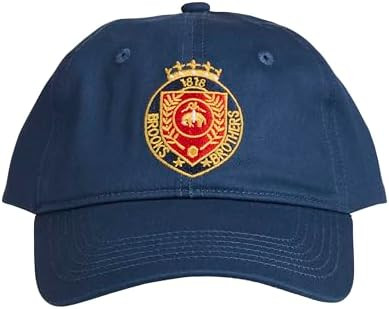 Brooks Brothers Men’s Classic 100% Cotton Twill Baseball Cap - Woven Logo One-Size Adjustable H... | Amazon (US)