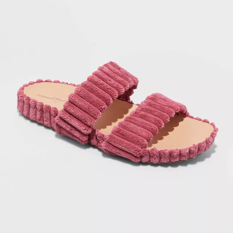 Women's Kyla Corduroy Two Band Sandals - Universal Thread™ | Target