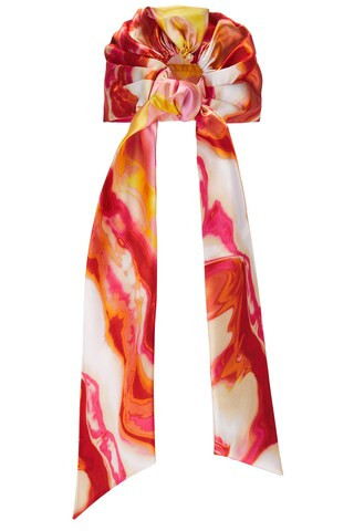 Gigi Headscarf in Pink & Yellow | Revolve Clothing (Global)