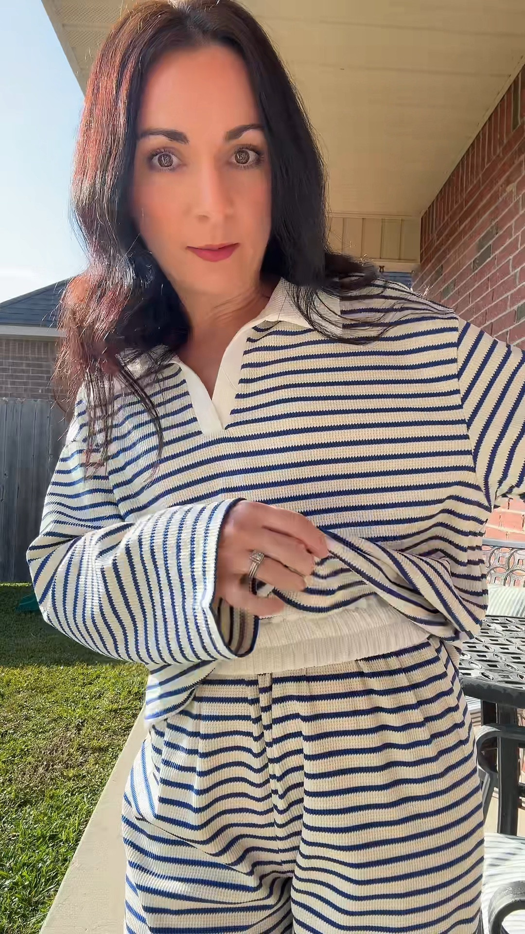 Travel outfit perfection. Comfy cute matching lounge outfit  

#LTKPetite #LTKTravel #LTKFindsUnder50