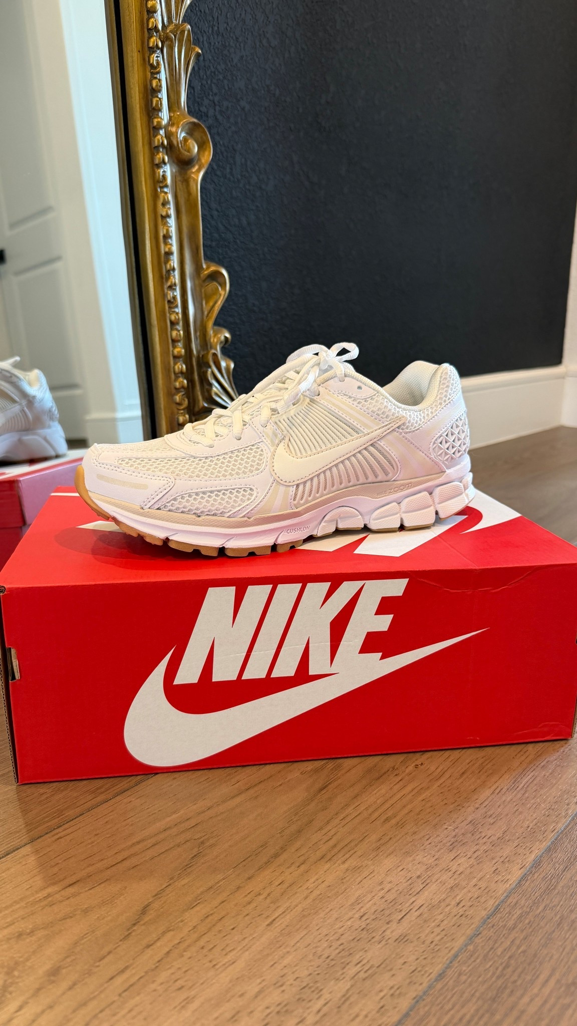 Bought myself new shoes for my birthday. They are the exact same shoe & color as I already had but apparently when you lose weight, your feet shrink (or maybe that’s just me🤷🏻‍♀️) so I bought a half size down 

#LTKfitnessgoals #LTKActive