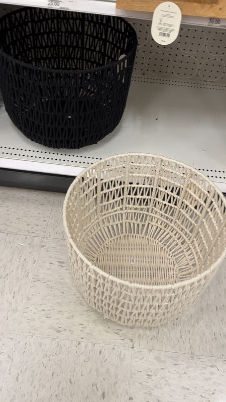 Thea woven rope baskets are a pretty storage option 

#LTKFindsUnder50 #LTKHome #LTKFamily