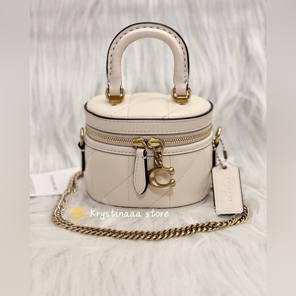 Coach Trail Crossbody Bag 12 With Pillow Quilting in Chalk NWT CU144 | Poshmark