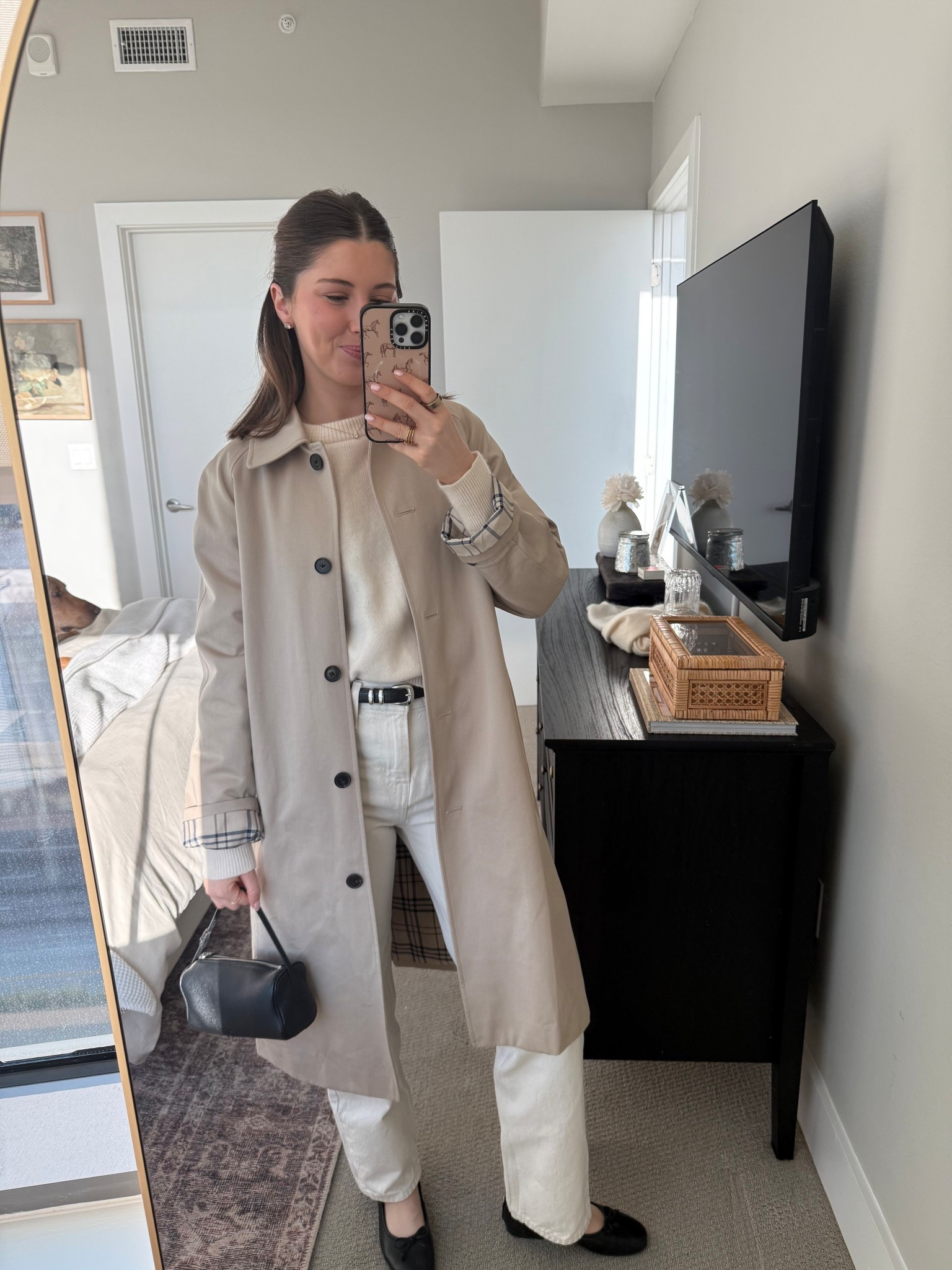 look of the day 🤍 love pairing whites and creams! linking my coat in a different color!

#LTKootd #LTKSeasonal #LTKFindsUnder100