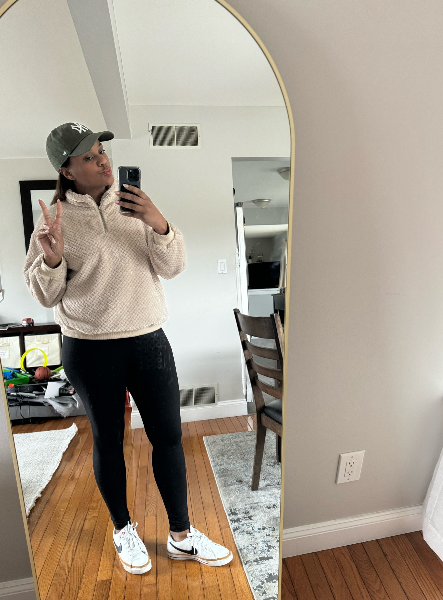 Best mirror. Comfiest outfit. This is my mom look - 7 days a week! 

#LTKmidsize #LTKsalealert #LTKSeasonal