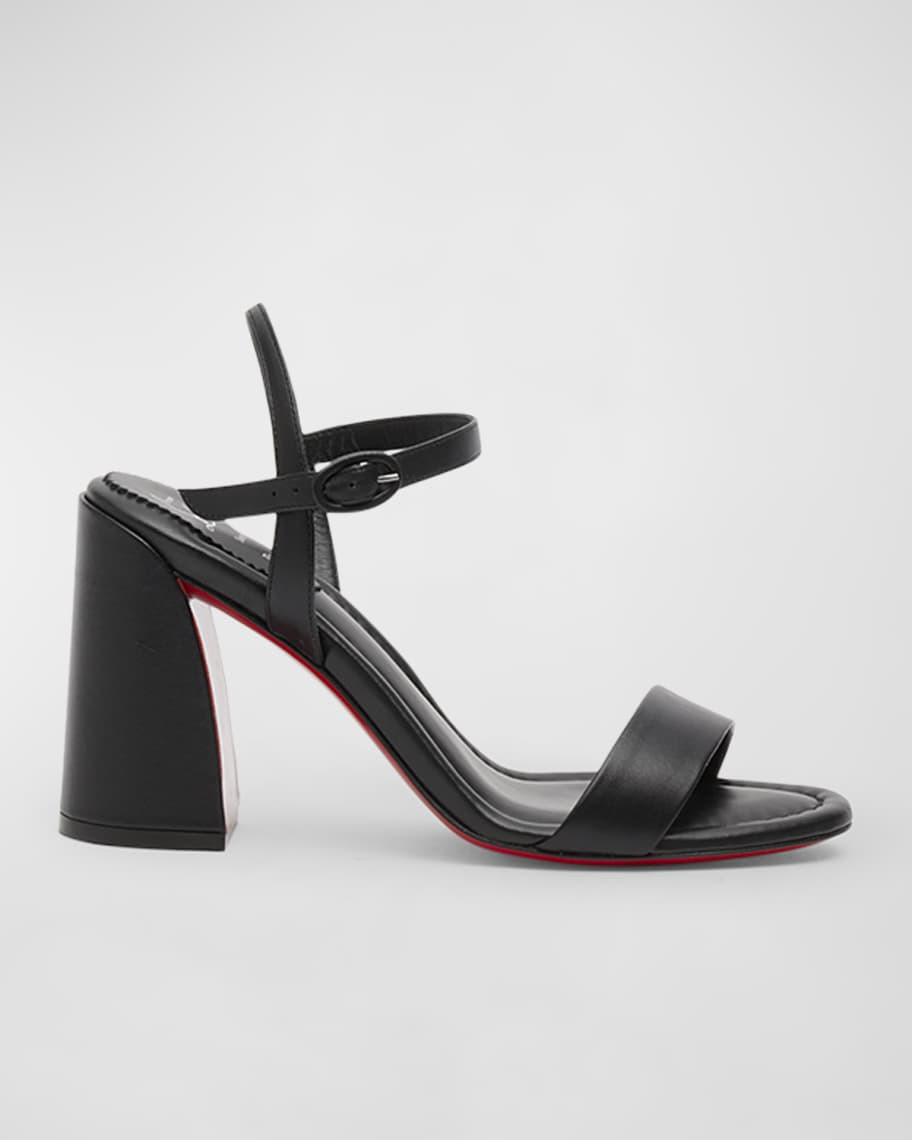 Christian Louboutin Miss Jane Red Sole Ankle-Strap Sandals | Neiman Marcus
