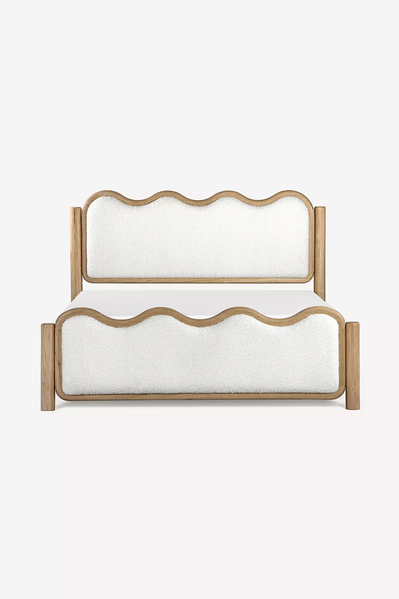 Swirl Bouclé Bed | Anthropologie (US)