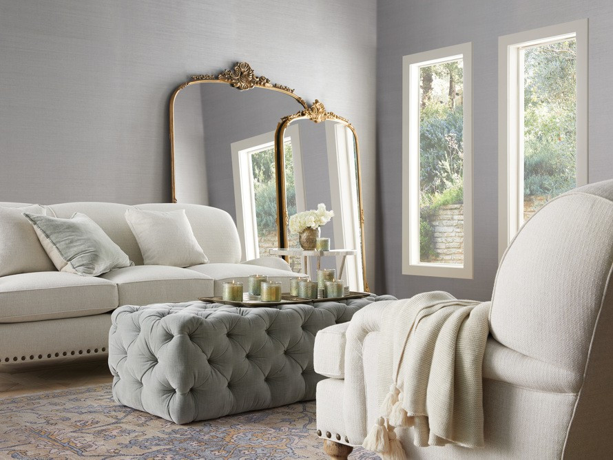 Amelie Floor Mirror in Gold | Arhaus