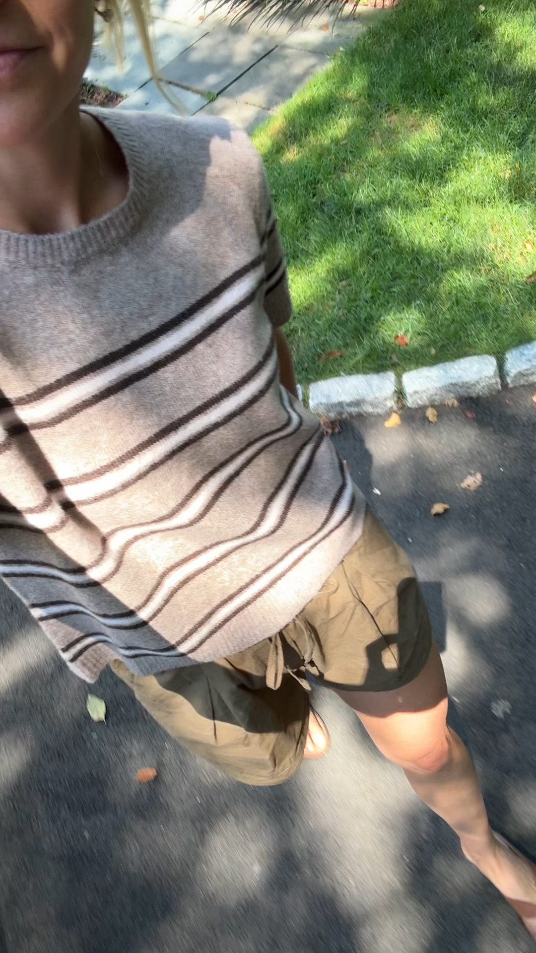 Today’s fit - small sweater + shorts, both tts // sandals tts

#LTKootd #LTKmomlife #LTKdayinmylife