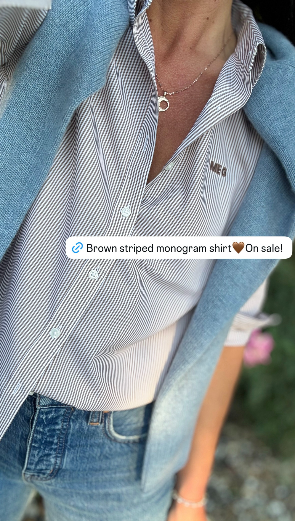 The perfect brown striped button-down is on sale🎉

Im so excited about this brown striped shirt. The embroidery just really makes me smile☺️ Such a classic staple for fall and winter!

In my opinion, this fits TTS, but if between sizes I would size up. I’m between a 0-2, I’m wearing the 2, and I love the fit. If you want an oversized look, you could size up a full size.

My shirt is the “dark jute brown mini stripe”. Personalized in “dark chocolate” tread with “Avant Garde” font in all caps.

Lands end, preppy, fall fashion, fall outfit, sale alert, classic style, casual outfit
 

 #LTKSeasonal #LTKFindsUnder100 #LTKStyleTip