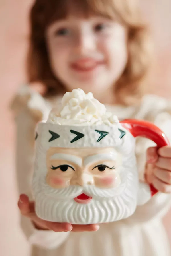 Ceramic Santa Mug | Anthropologie (US)