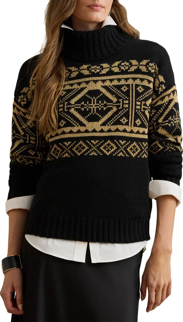 Fair Isle Turtleneck Sweater | Nordstrom