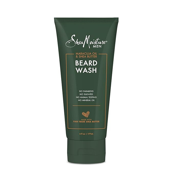 SheaMoisture Beard Wash for a Full Beard Maracuja Oil & Shea Butter to Deep Clean and Refresh Bea... | Amazon (US)