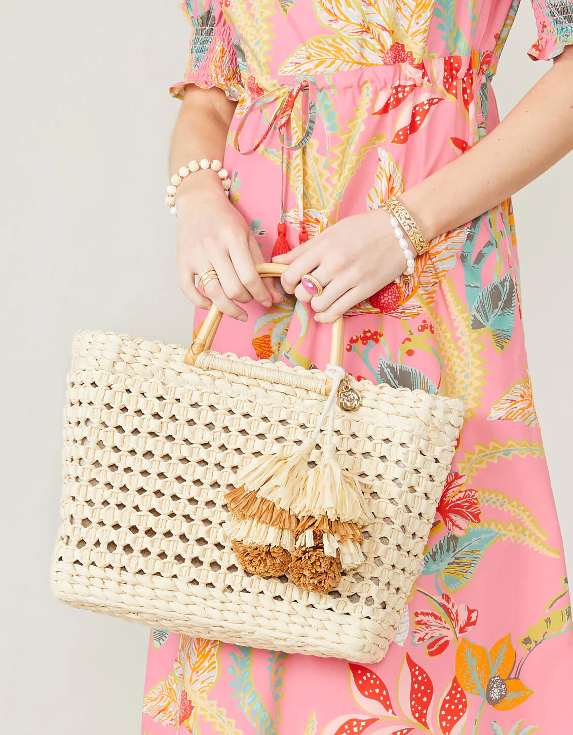 Papyrus Basket Tote Natural | Spartina 449