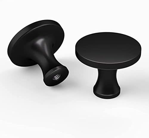 goldenwarm Black Kitchen Hardware Cupboard Knobs - LS9189BK Cabinet Hardware Black Knobs for Dres... | Amazon (US)