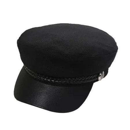 Flat Top Cap Casual Personality Women Fashion Wild Hat Anti-sweat Breathable Sunshade Adjustable Por | Walmart (US)