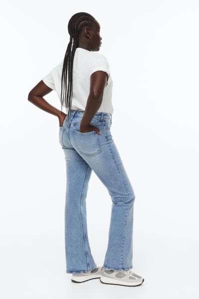 Bootcut High Jeans - Light denim blue - Ladies | H&M US | H&M (US + CA)