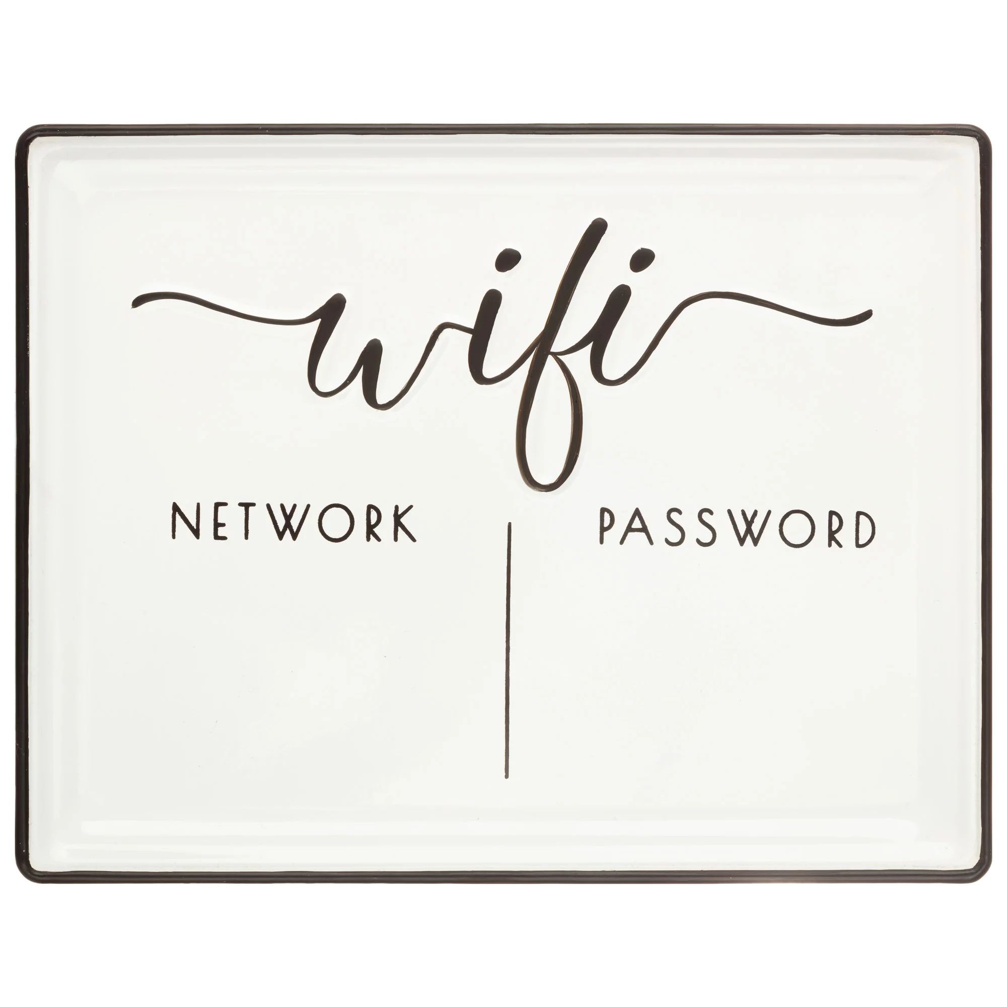 Better Homes & Gardens White Farmhouse Tabletop Dry Erase WiFi Password Sign, 7"x9" | Walmart (US)