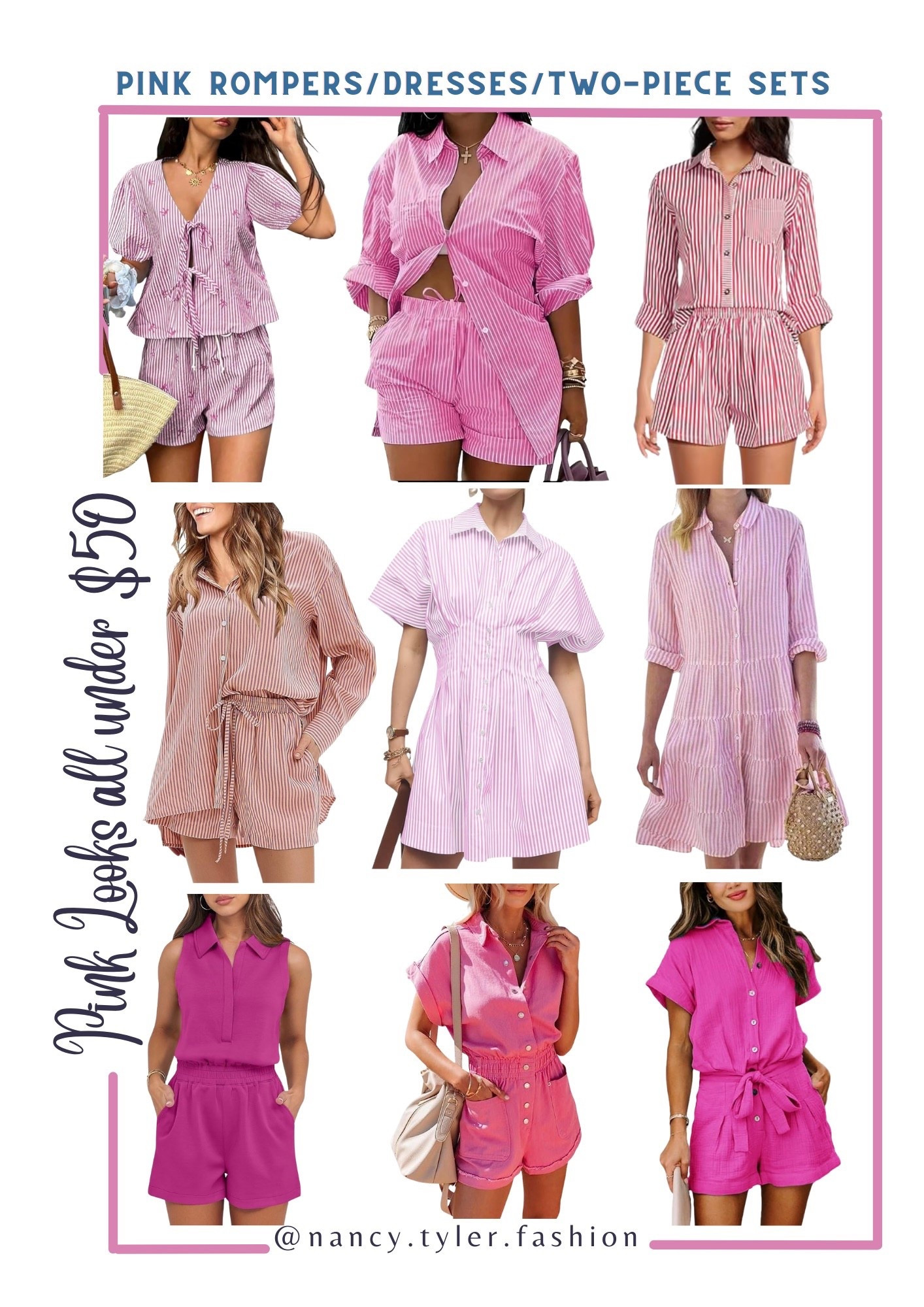 Lots of cute pink outfit options - most are from Amazon and under $50. 💕

#LTKTravel #LTKFindsUnder50 #LTKStyleTip