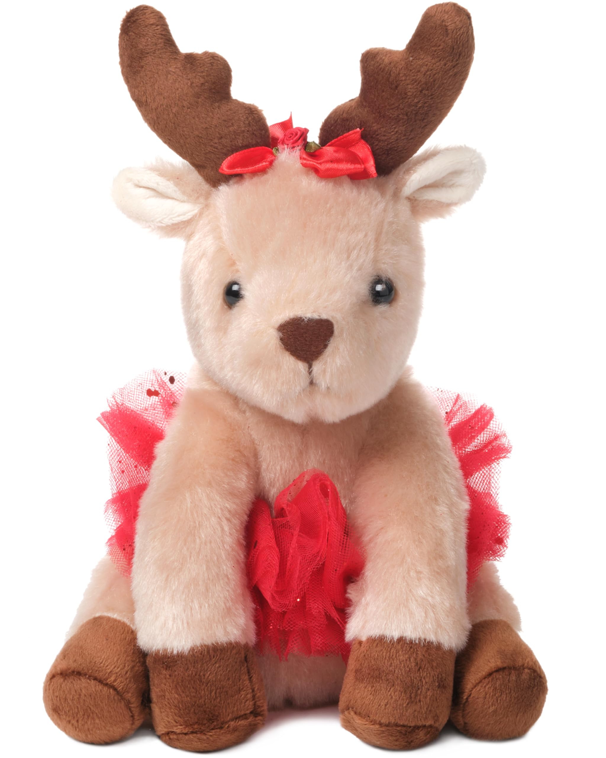 Bearington Darling Dancer Ballerina Reindeer Stuffed Animal, 7 Inch Stuffed Reindeer Christmas Do... | Amazon (US)