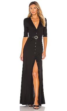 L'Academie The Esperanza Maxi Dress in Black from Revolve.com | Revolve Clothing (Global)