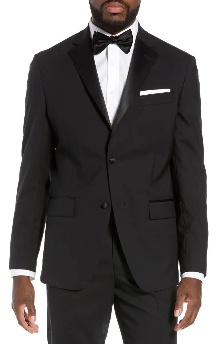 Men's Shop Trim Fit Stretch Wool Tuxedo Jacket | Nordstrom