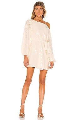Lovers + Friends Micah Mini Dress in Shell Beige from Revolve.com | Revolve Clothing (Global)