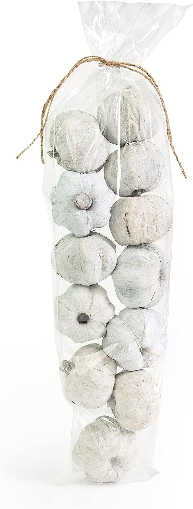ANDALUCA Natural Vase Fillers White Miniature Pumpkins | for Arts & Crafts, Home Decor & Hallowee... | Amazon (US)