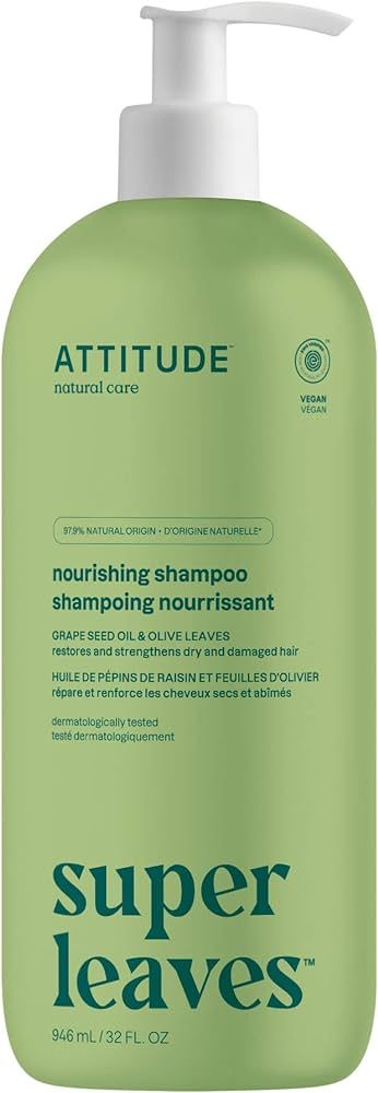 ATTITUDE Liquid Hair Shampoo, Nourishing & Strengthening, EWG Verified, Plant & Mineral Based Ing... | Amazon (US)