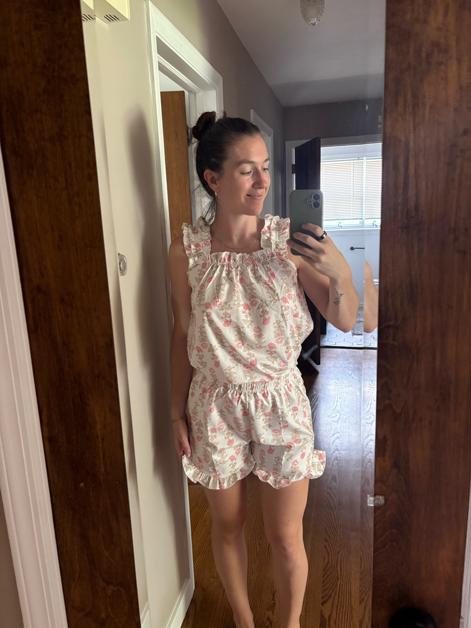 Floral ruffle pjs 

#LTKWedding #LTKFindsUnder50