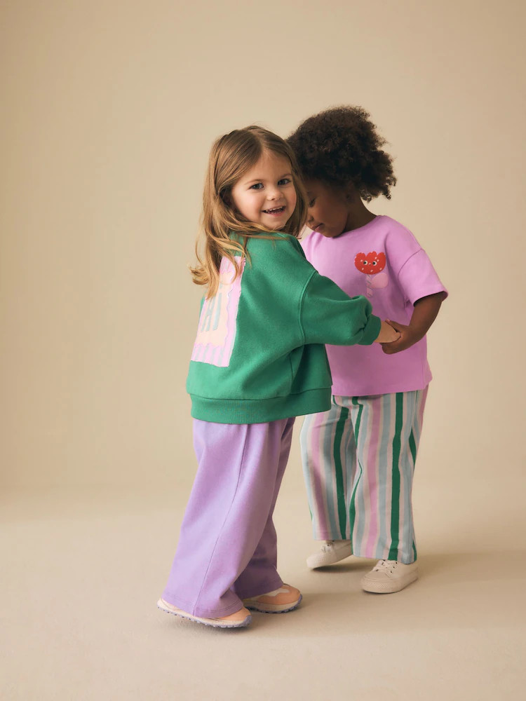 Green/Pink Top & Trousers Set 2 Pack (3mths-7yrs) | Next US