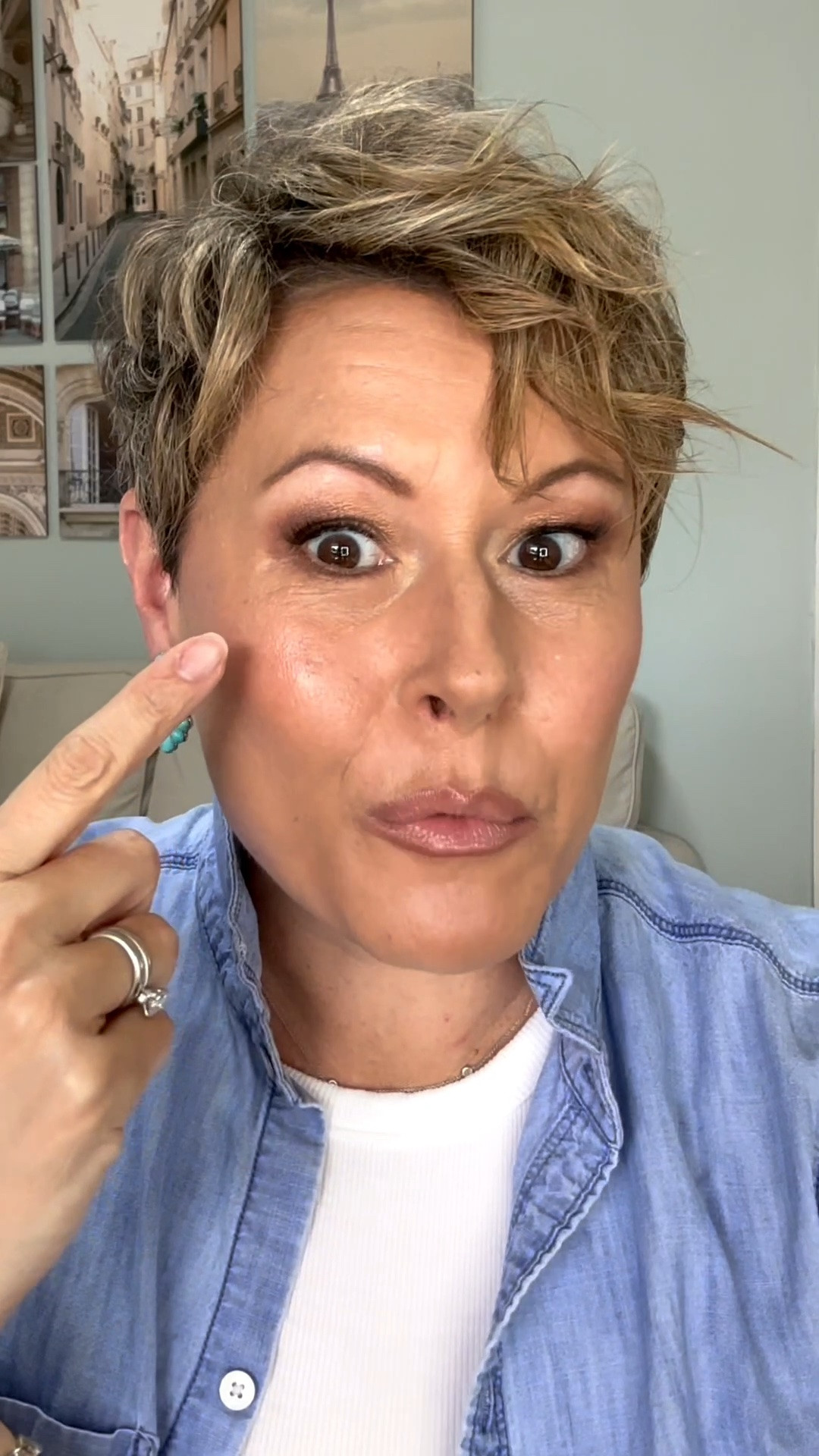 Makeup in your 50s doesn’t always play by the same rules as it did in your 20s. ✨

One of my favorite under-eye tricks is to spray a little setting spray onto my fingertips and gently tap it under the eyes. If needed, I’ll add a light dusting of blurring powder, followed by one more tap of setting spray.

The goal? A smoother, more natural-looking under-eye that doesn’t feel heavy or dry.

#LTKstorytime #LTKOver40 #LTKBeauty