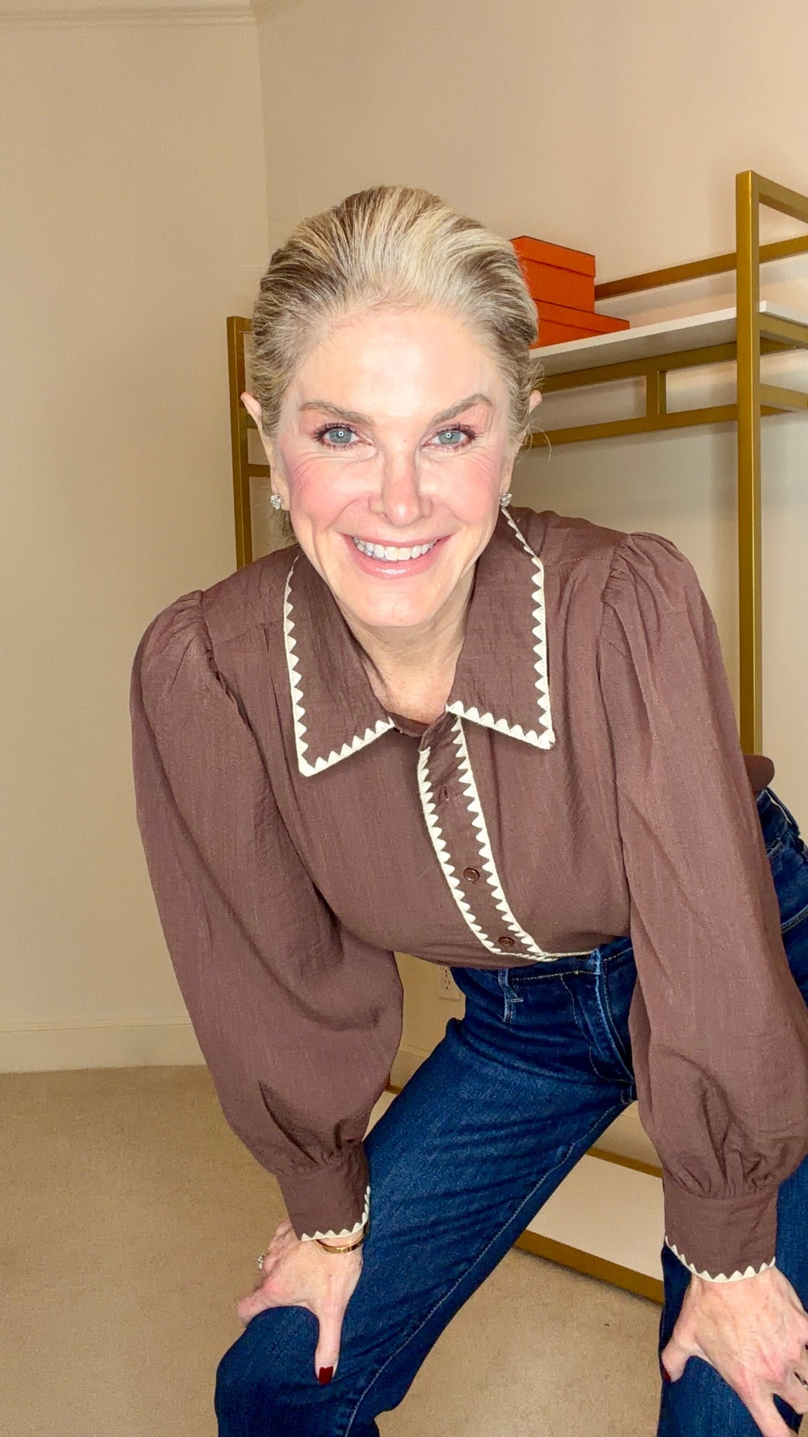 Chic blouse now only sale under $50! Size S  

#LTKSaleAlert #LTKFindsUnder50 #LTKSeasonal